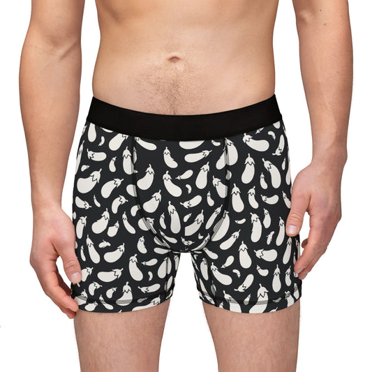 AUBERGINE Men's Boxer Briefs - Onyx