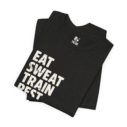 GYM RAT TRIBALIST Jersey Tee - Bone Design