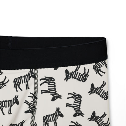 BOTTOM ASS Men's Boxer Briefs - Bone