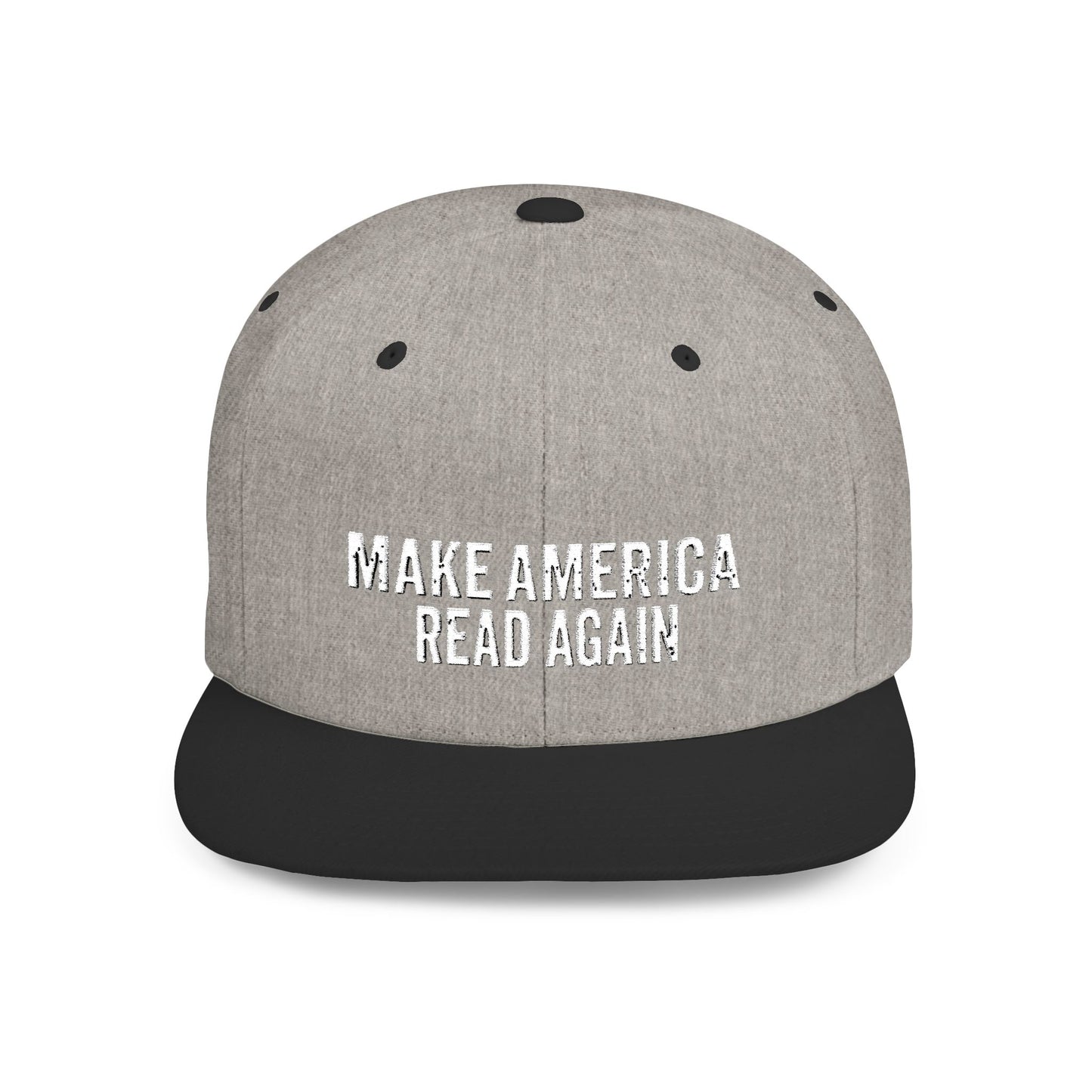 MARA Flat Bill Snapback — Bone Design