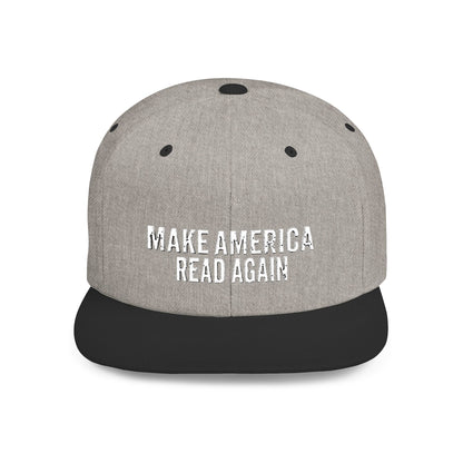 MARA Flat Bill Snapback — Bone Design