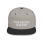 MARA Flat Bill Snapback — Bone Design