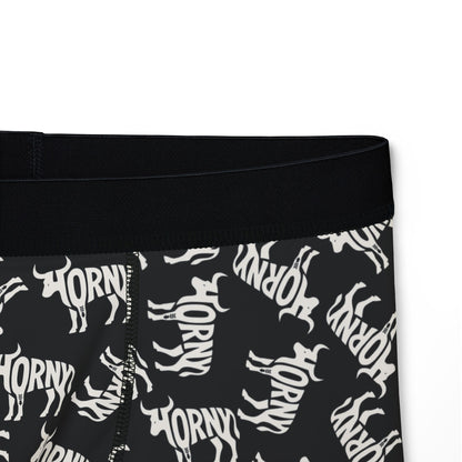 HORNY BULL Men's Boxer Briefs - Onyx