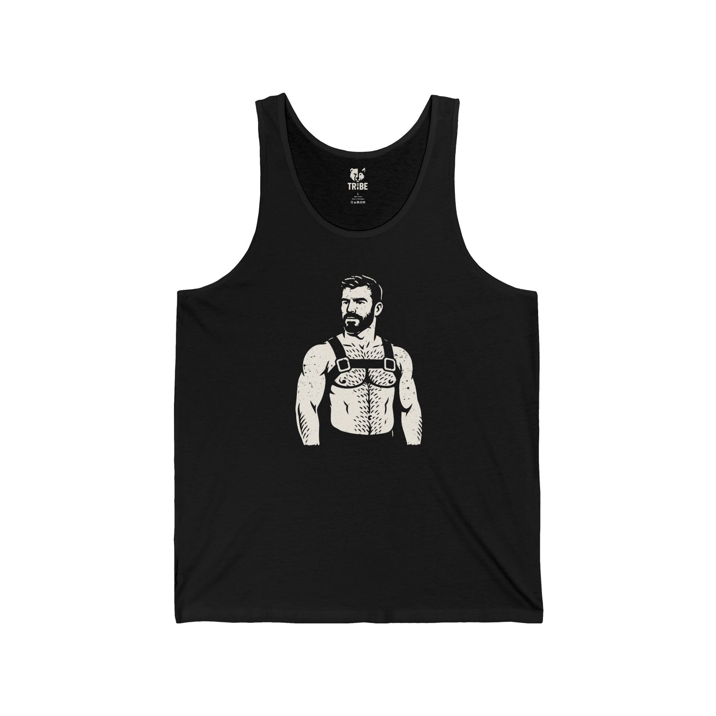 MIGUEL Jersey Tank - Bone Silhouette Design