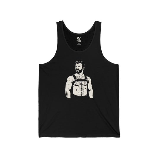 MIGUEL Jersey Tank - Bone Silhouette Design