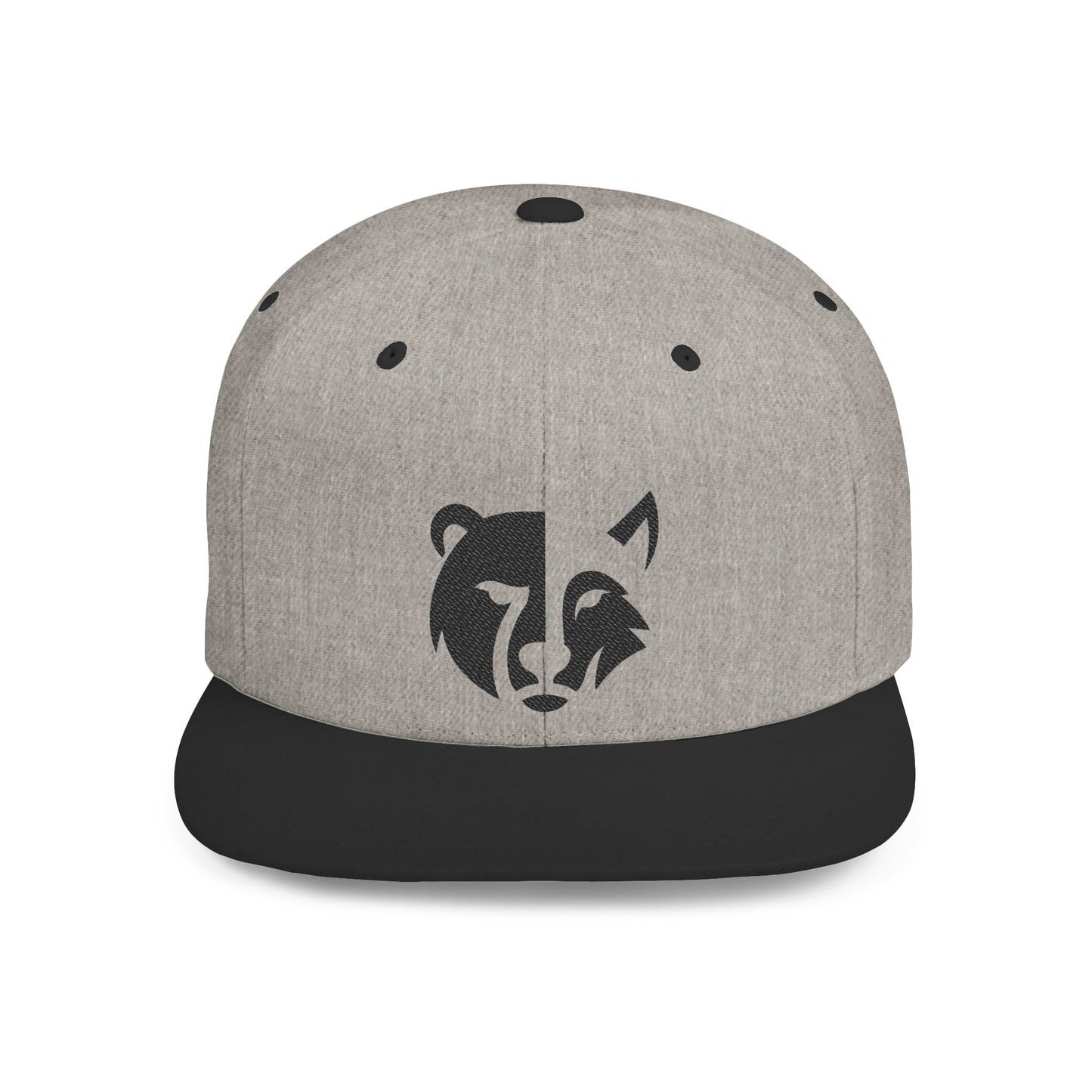 TRIBE Icon Flat Bill Snapback — Onyx Design