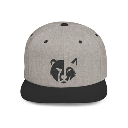 TRIBE Icon Flat Bill Snapback — Onyx Design
