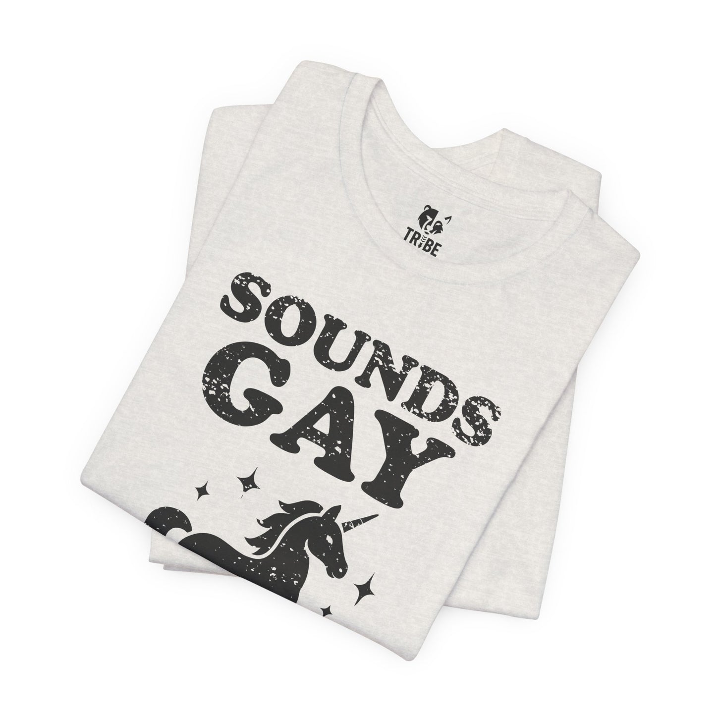 SOUNDS GAY Jersey Tee - Onyx Design