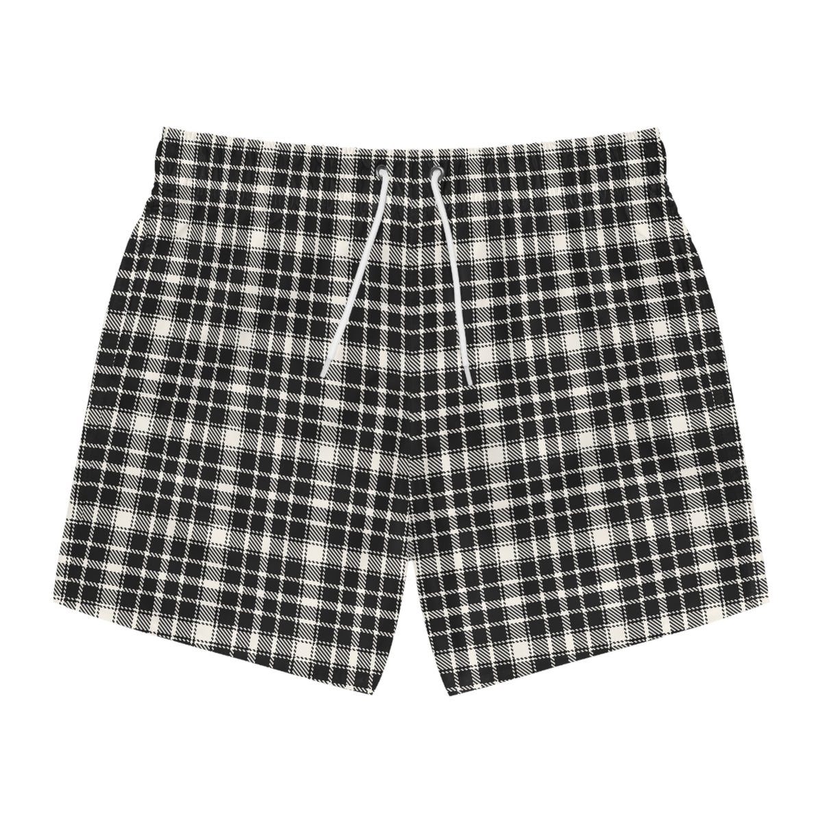 TARTAN Imprinted 5-6" Inseam Swim Trunks - Onyx