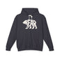BEAR Lightweight Hoodie - Bone Silhouette Design