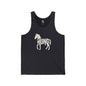 HUNG HORSE Jersey Tank - Bone Silhouette Design