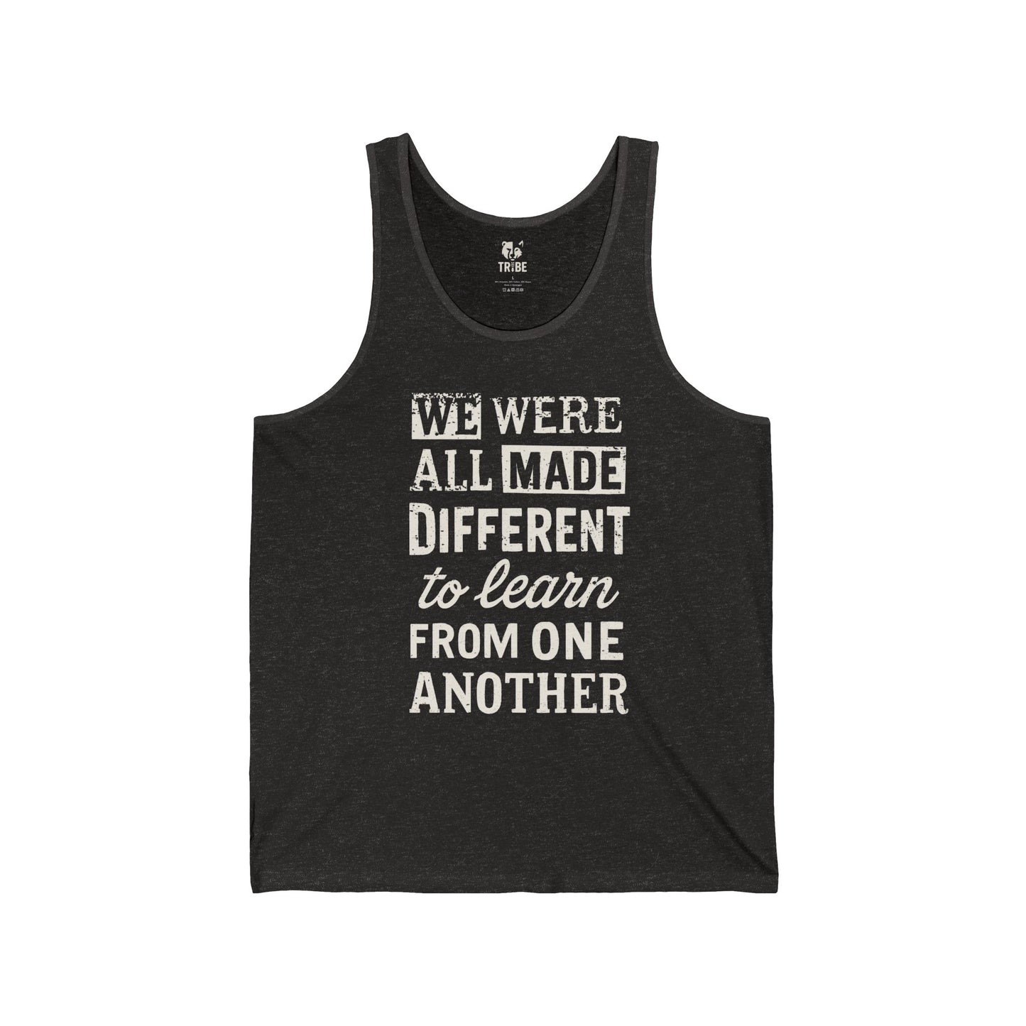 ALL DIFFERENT Jersey Tank - Bone Design