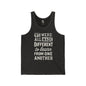 ALL DIFFERENT Jersey Tank - Bone Design