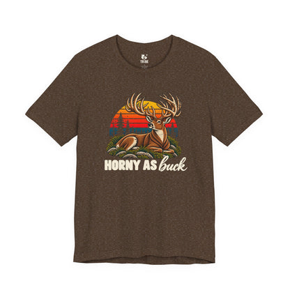 Horny As Buck Jersey Tee