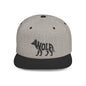 WOLF Flat Bill Snapback — Onyx Silhouette Design
