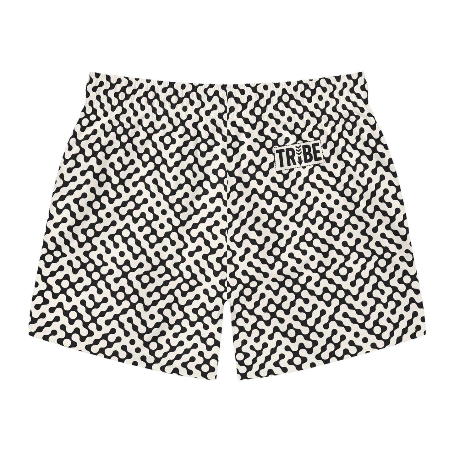 FLUX Imprinted 5-6" Inseam Swim Trunks - Bone