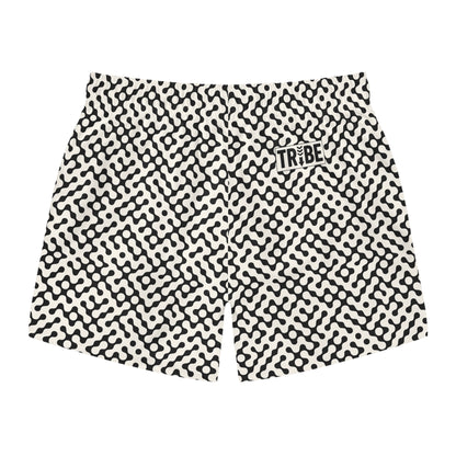 FLUX Imprinted 5-6" Inseam Swim Trunks - Bone