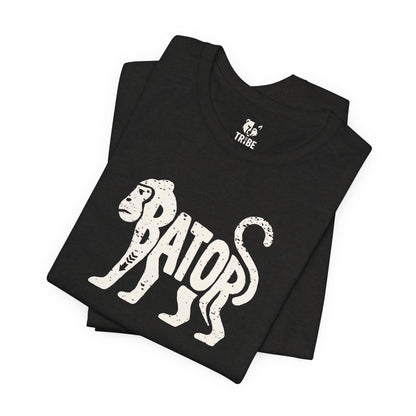 MONKEY BATOR Jersey Tee - Bone Silhouette Design