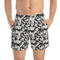 CAMOPHALLUS Imprinted 5-6" Inseam Swim Trunks - Bone