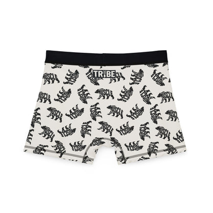 MUSCLE BEAR Men's Boxer Briefs - Bone