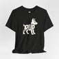 PUP Jersey Tee - Bone Silhouette Design
