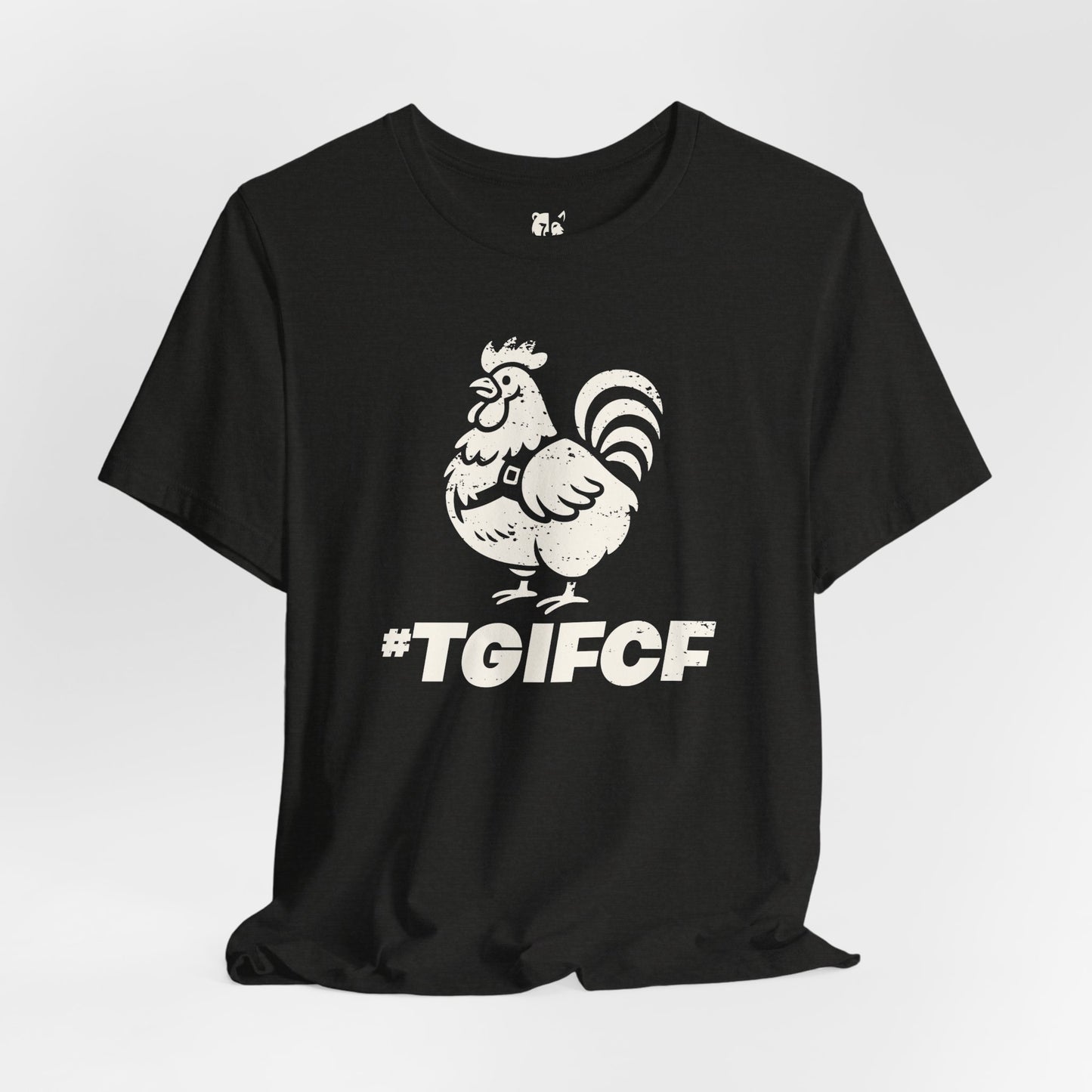 #TGIFCF Jersey Tee - Bone Silhouette Design