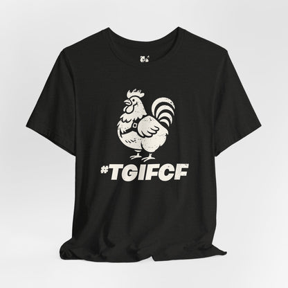 #TGIFCF Jersey Tee - Bone Silhouette Design