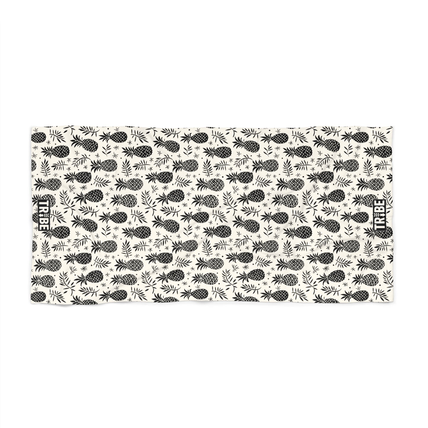 PINEAPPLE SPLASH Beach Towel - Bone