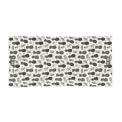 PINEAPPLE SPLASH Beach Towel - Bone