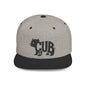 BEAR CUB Flat Bill Snapback — Onyx Silhouette Design