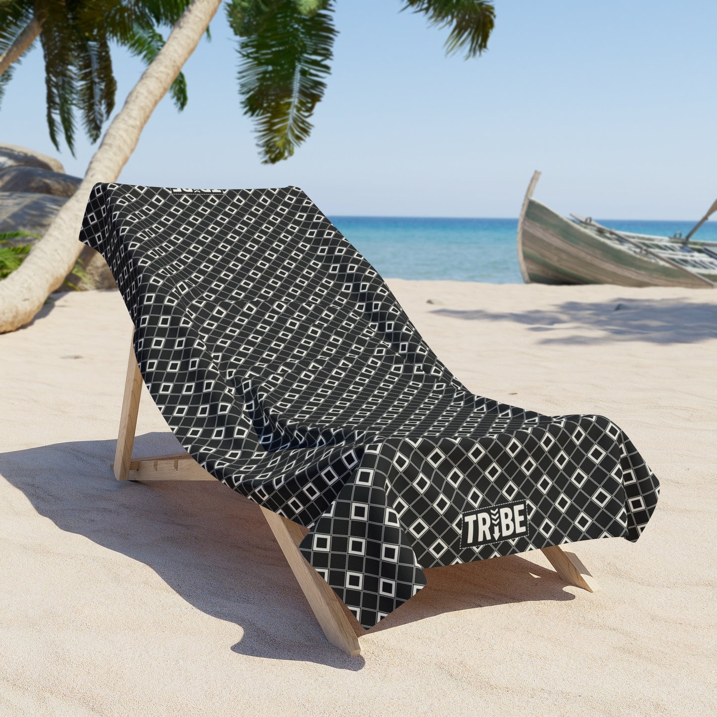SHINE BRIGHT Beach Towel - Onyx