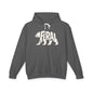 FERAL BEAR Lightweight Hoodie - Bone Silhouette Design
