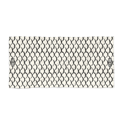 FISH FISH BISH Beach Towel - Bone
