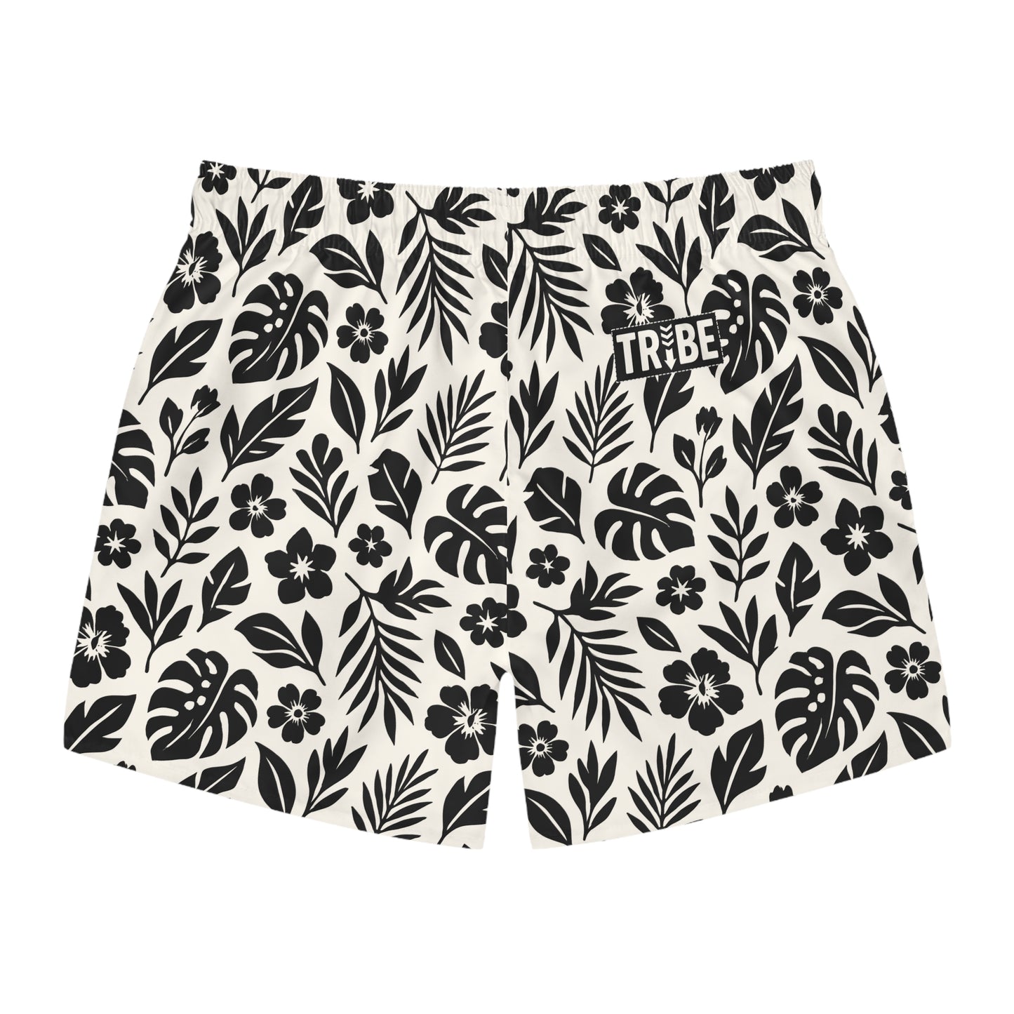 PARADISE Imprinted 5-6" Inseam Swim Trunks - Bone