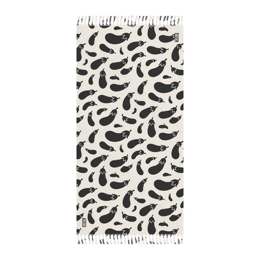 AUBERGINE Sarong - Bone