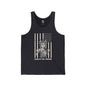 UNFREE Jersey Tank - Bone Silhouette Design
