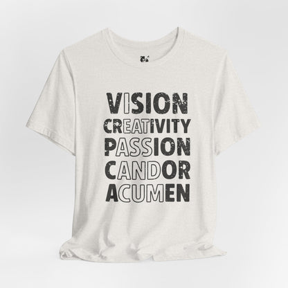 QUALITY MATERIAL Jersey Tee - Onyx Design