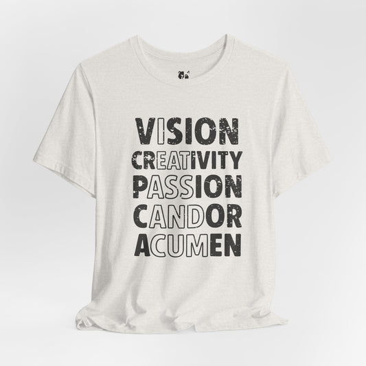 QUALITY MATERIAL Jersey Tee - Onyx Design