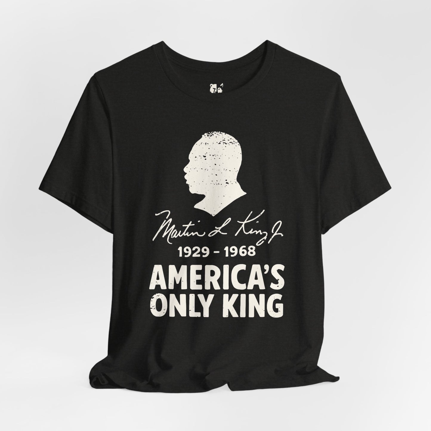 AMERICA'S ONLY KING Jersey Tee - Bone Design
