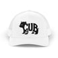 BEAR CUB Snapback Trucker Cap - Onyx Silhouette Design