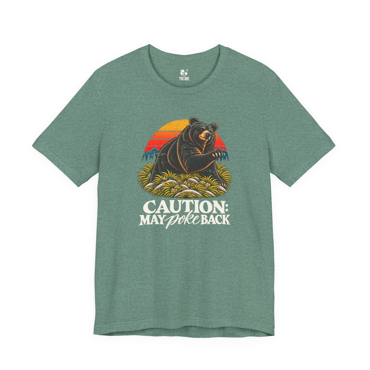 Caution: May Poke Back Jersey Tee