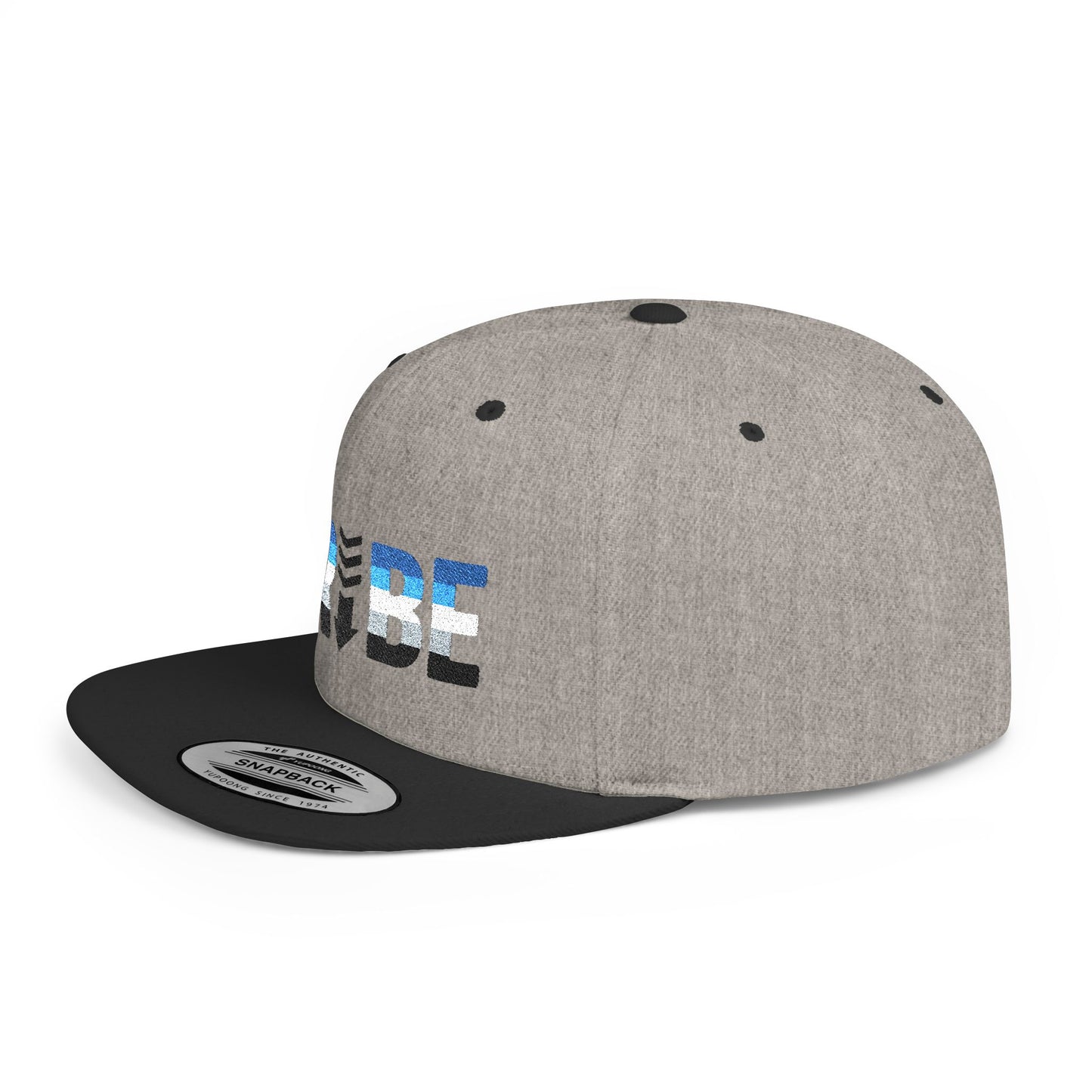 TRIBE Logo Flat Bill Snapback — Otter Pride Design