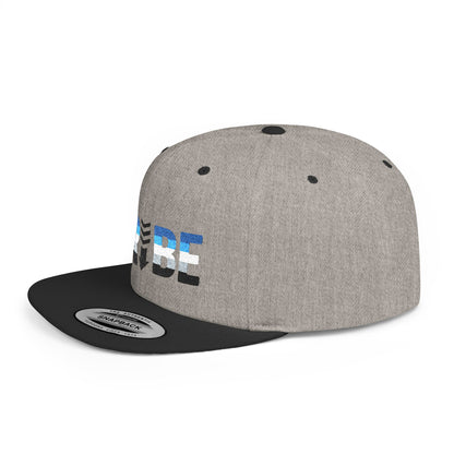 TRIBE Logo Flat Bill Snapback — Otter Pride Design