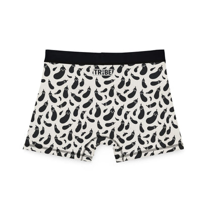 AUBERGINE Men's Boxer Briefs - Bone