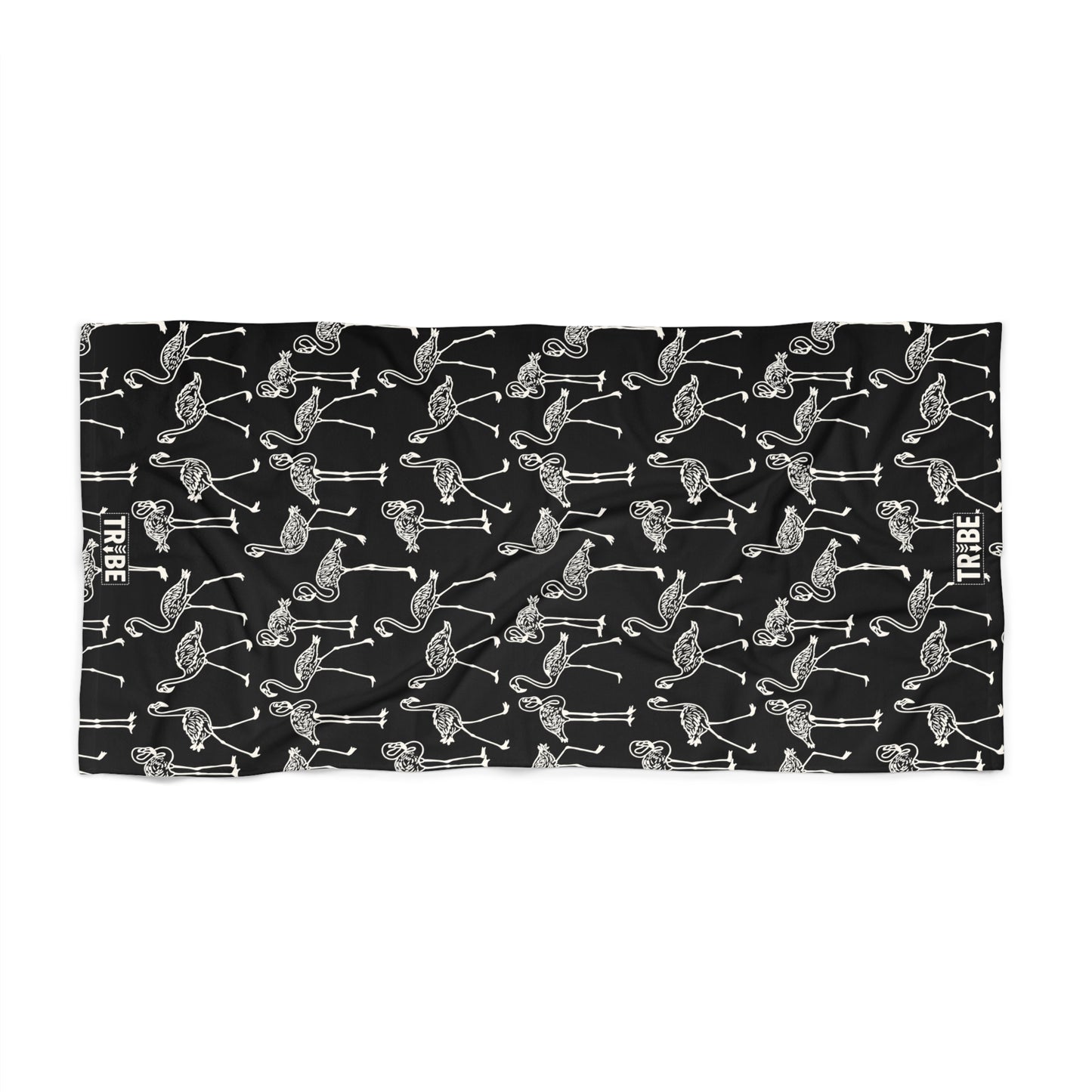FLOCK TOGETHER Beach Towel - Onyx