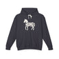 HUNG HORSE Lightweight Hoodie - Bone Silhouette Design