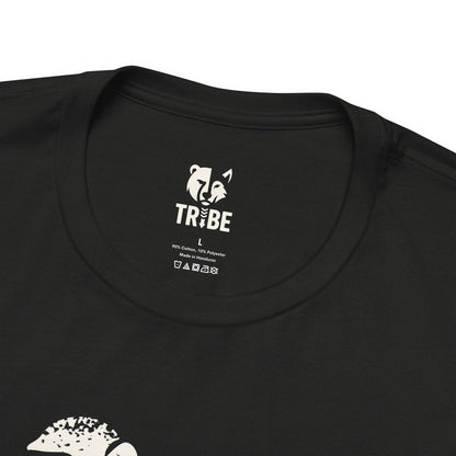 FERAL MONKEY Jersey Tee - Bone Silhouette Design