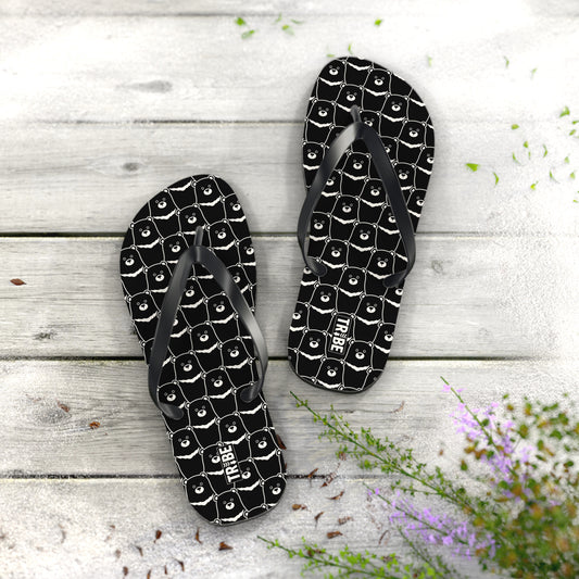 BEAR STARE Flip Flops - Onyx