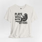 PLAYS WELL WITH OTTERS Jersey Tee - Onyx Design