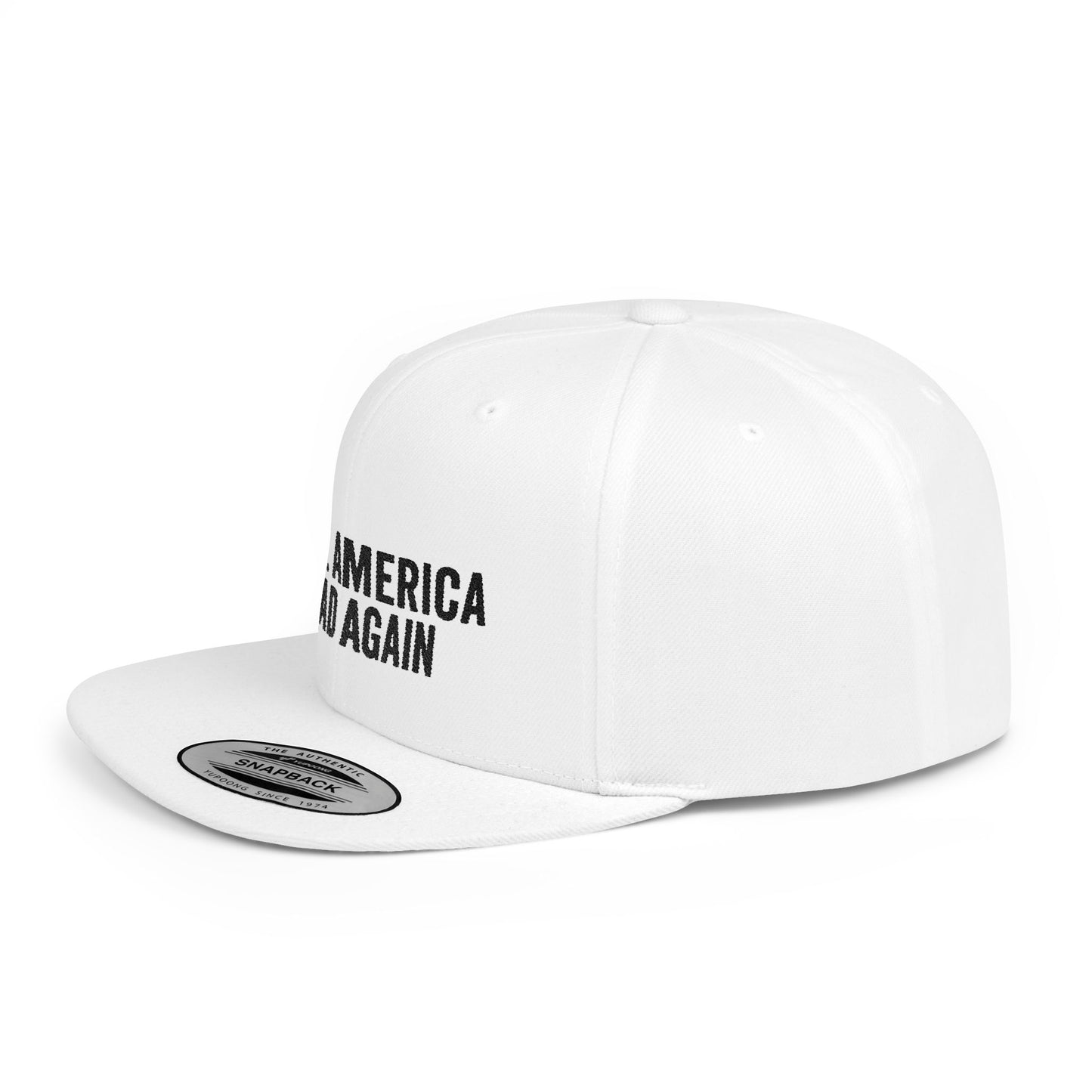MARA Flat Bill Snapback — Onyx Design